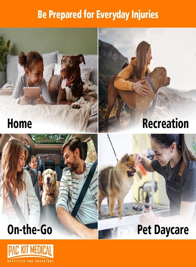 First Aid Only Pac-Kit Pet First Aid Kit for Dogs, Cats, and Other Animals in Soft-Sided Organized Zipper Case, 48 Pieces - Image 5